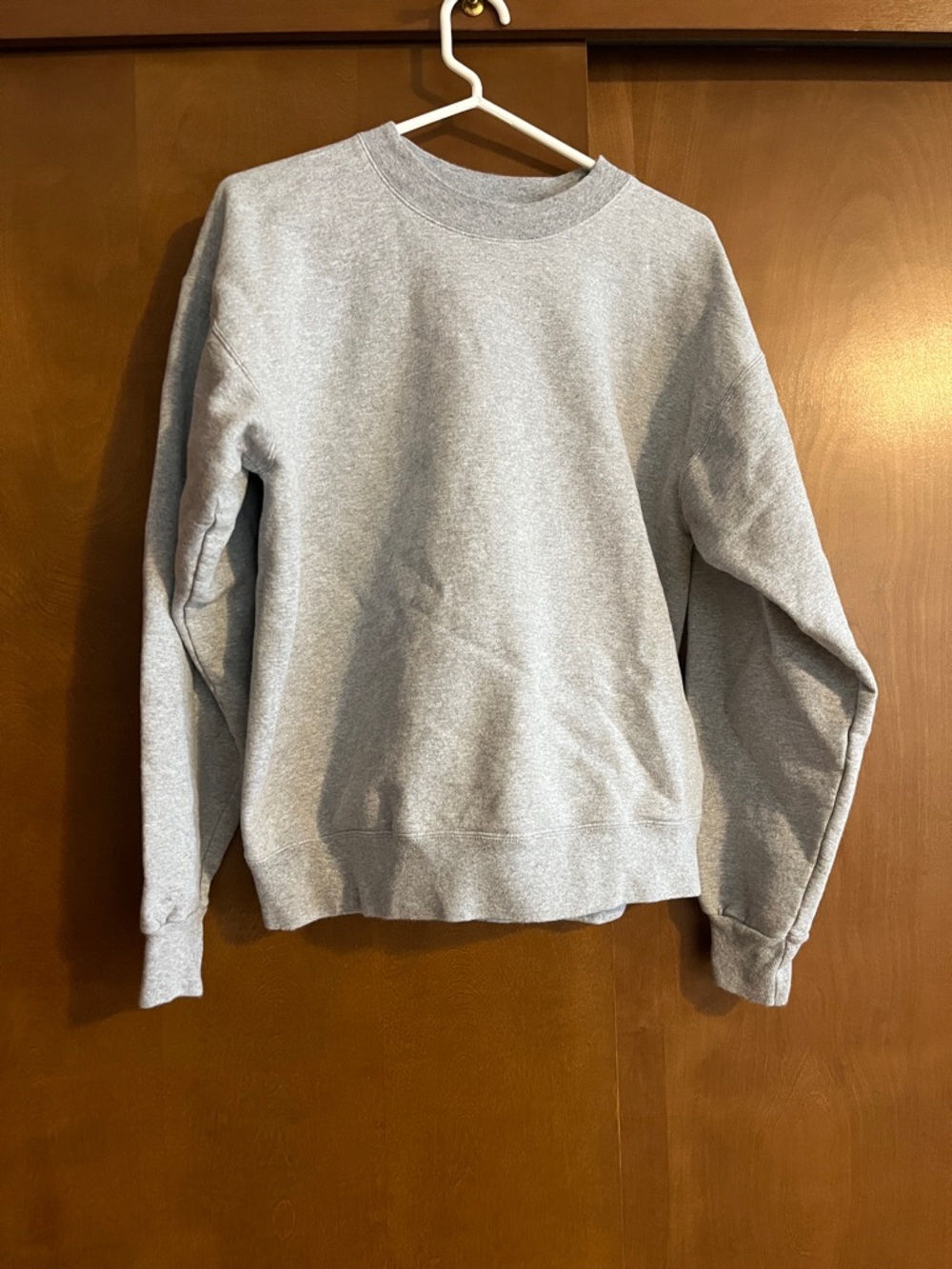 Hanes Women's Heather Gray Crewneck Sweatshirt